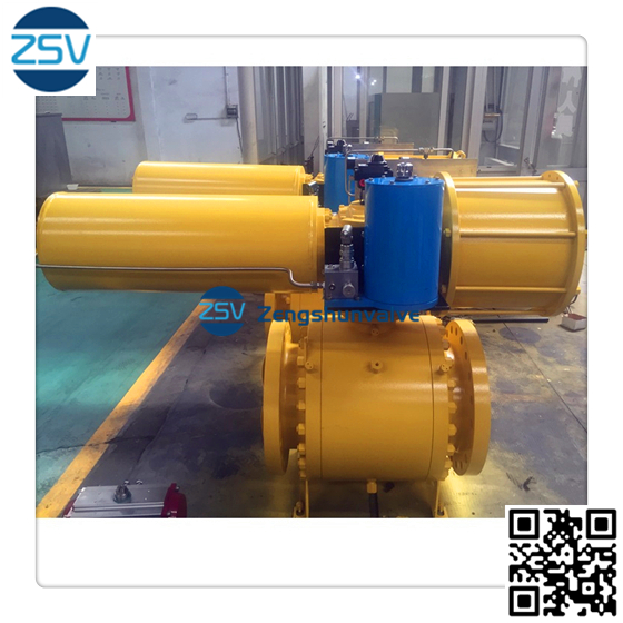 Cast Steel High Pressure Forged Soft Seal Trunnion Mounted Ball Valve